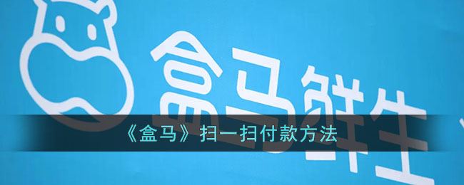 盒马怎么扫一扫付款-盒马扫一扫付款方法一览