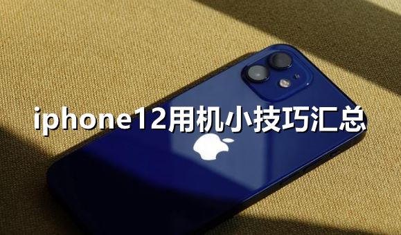 iphone12有什么用机小技巧-iphone12用机小技巧汇总一