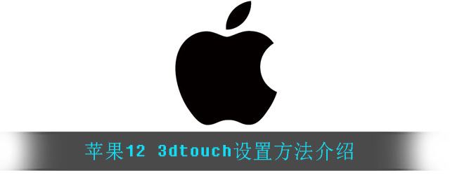 苹果12 3dtouch怎么设置开