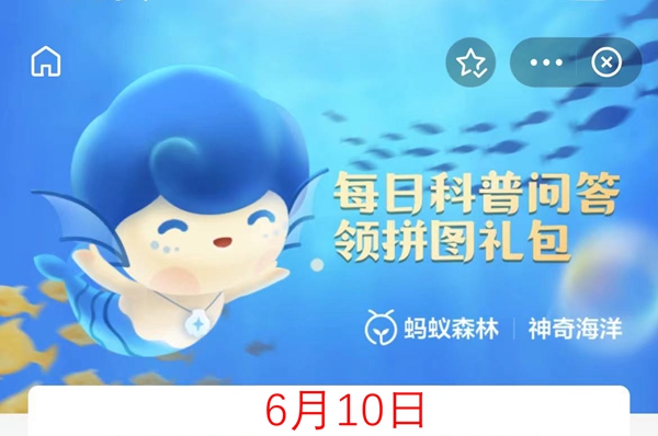 神奇海洋6月10日答案-为什么我国近海没有湛蓝的