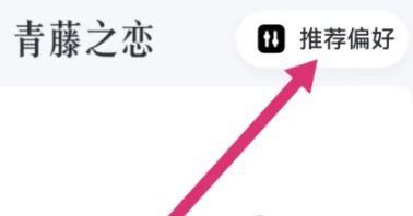 青藤之恋APP在哪里设置偏好