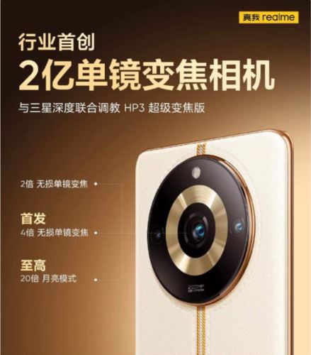 realme11Pro系列搭载哪款相机