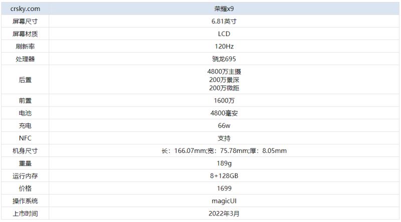 荣耀x9怎么样